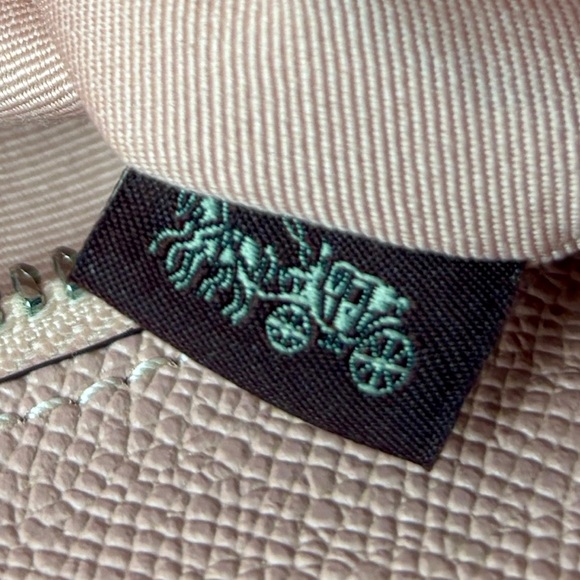 Coach City Tote Bag Petal Pink Blush Crossgrain Leather Handbag Like New Purse - Picture 6 of 10